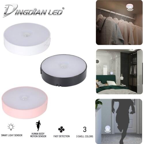 Human body induction LED Night Light Smart Motion Sensor Emergency Portable Light Lamp DC5V USB Rechargeable Bedroom LED Light