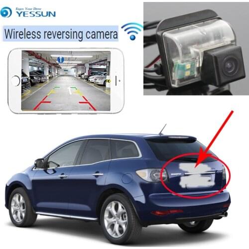 YESSUN For Mazda CX-7 CX7 CX 7 2007~2013 back up Reverse Camera Auto Wireless Rear View Camera Rear View Camera Night Vision