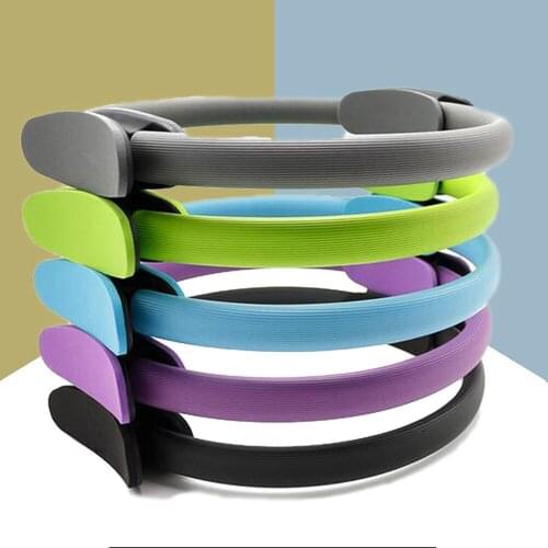 Yoga Pilates Ring Magic Wrap Slimming Body Building Training Heavy Duty PP+NBR Material Yoga Circle Yoga Pilates Ring NEW 2020