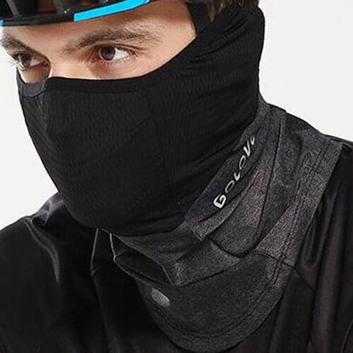 Summer Ice Silk Cycling Face Cover Outdoor Bicycle Motorcycle Sun Protection Cooling Scarf Dustproof Breathable Face Shield