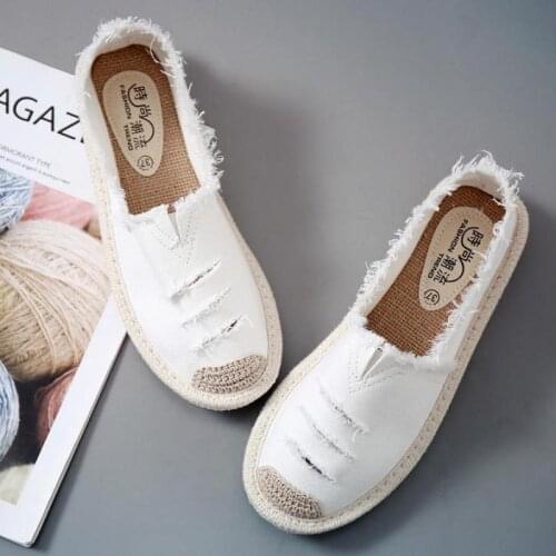 Women Flats Ballerina Shoes Slip On Casual Lady Canvas Shoes Loafers Breathable Female Espadrilles Driving Footwear Zapatos Muje