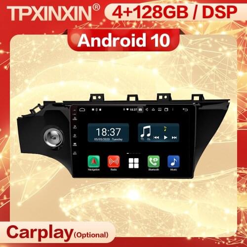 4+128G Carplay 2 Din Android 10 Multimedia Stereo Receiver For Kia Rio 2012 2013 2014 2015 GPS Navi Radio Audio Player Head Unit