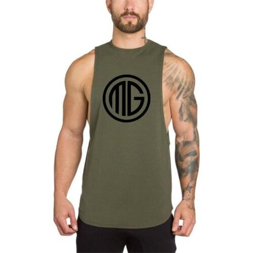 Muscleguys Gyms Tank Top Bodybuilding Fitness Men Cotton Shirt Vest Mens Tank Tops 2020 Newest Brand Sleeveless musculation