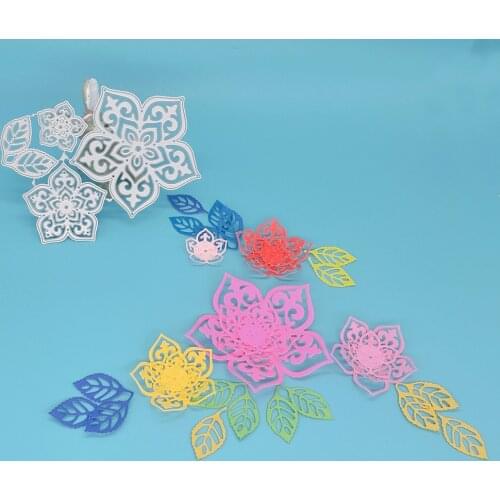 New flower metal cutting mold, Christmas flower, photo frame craft mold, DIY scrapbook photo album paper card making decoration