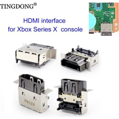 Original HD Port For XBOXONE SX HDMI-compatible Port Socket Interface for Microsoft XBOX Series X HDMI-compatible Port Connector