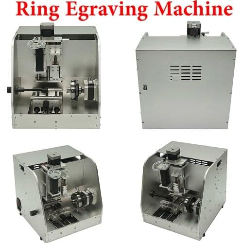 LY-40 portable desk cnc jewelry engraver bracelet engraving router ring carving metal milling marking machine
