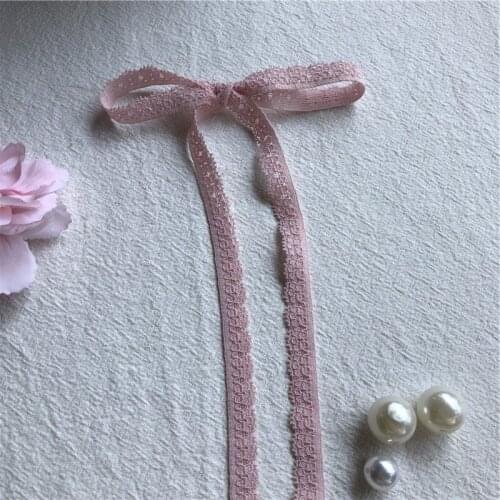 S1387 1CM Pink Lace Fabric Lace Trim Laces Collar Doll Sewing Accessories For Dress