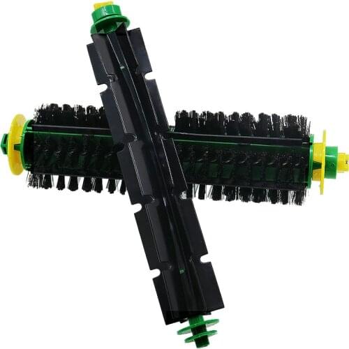 1set Bristle Brush +Flexible Beater Brush For iRobot Roomba 500 Series 510 520 530 535 540 550 560 570 vacuum Cleaner parts