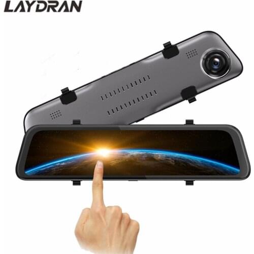 2K Resolution Dash cam 12 Inch Car Rearview Mirror DVR FHD 1440P Hisilicon CPU Super Night Vision Car Black box