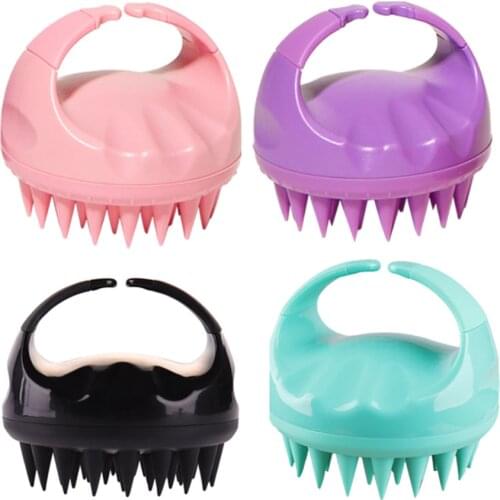 Magic Hair Brush Scalp Massage Comb Portable Soft Silicone Shampoo Brush Soft Silicone Scalp Care Brush for Men, Women, Kids