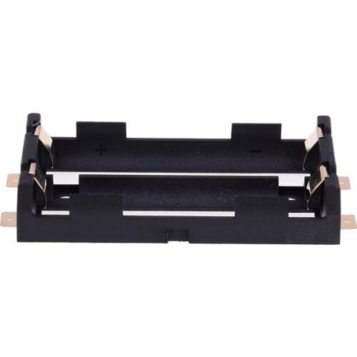 High Quality 1Pcs For 2 X 18650 Battery Holder With Bronze Pins Battery Storage Box