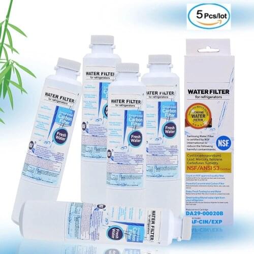 Replace Samsung DA29-00020B, HAF-CIN / EXP refrigerator water filter 5 pieces