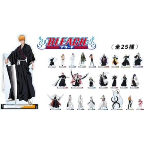 Anime BLEACH Kurosaki ichigo Inoue Orihime Acrylic Stand Figure Display Model Plate Cosplay Desk Decor Collectible Birthday Gift