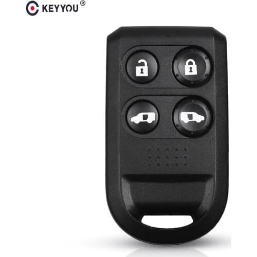 KEYYOU Remote Car Key Shell Fob For Honda Odyssey 2005-2010 4 Button Car Remote Key Fob Case Car-styling
