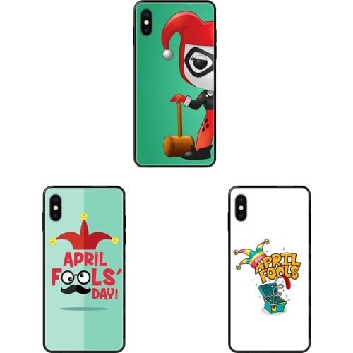 Kids For Xiaomi Redmi Note 4 5 5A 6 7 8 8T 9 9S Pro Max April Fools Black Soft TPU Live Love Phone