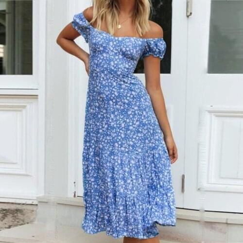 Summer Women Dress Sexy Off Shoulder Bodycon Dress Fashion Elegant Lace Up Short Sleeve Slim Dresses For Woman Party Clothes