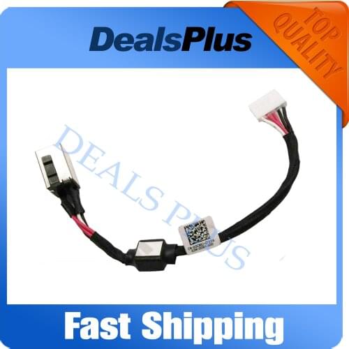 New DC Power Jack with Cable Socket For Dell Latitude 5540 E5440 E5540 VAW30 GCX6J 0GCX6J DC301000Q00