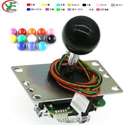 Original Sanwa JLF-TP-8YT joystick With 5-Pin Wiring Arcade Joystick for Arcade Game Machine Accessories/Cabinet Parts