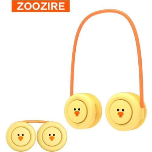 Neck Fan Portable USB Rechargeable Mini Air Cooler Mute Sports Adjustable Fans for Home Outdoor Summer Cooling 2021 New Children