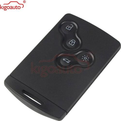 Remote Smart Card Key 4 button 433.9mhz PCF7952 for Renault Koleos one button start