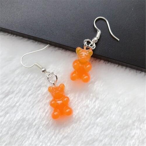 Earring For Women Gummy Bear Candy Drop Earrings Children Jewelry Custom Made Handmade Cute Girls Gift