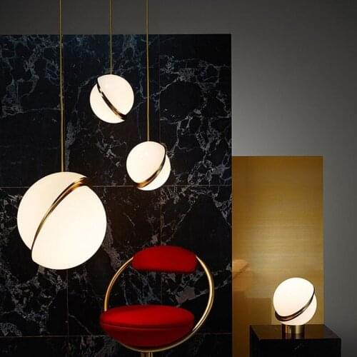 Nordic hanging lamp kitchen chandeliers led wall moon lamp lamparas de techo luzes de teto ventilador de techo
