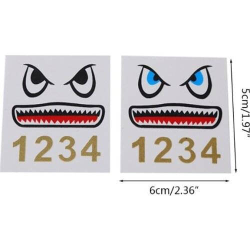 YYDS 1Set Drone Battery Body Sticker Aircraft Shark Sticker Adhesive Art Decals for dji Mavic Mini Drone