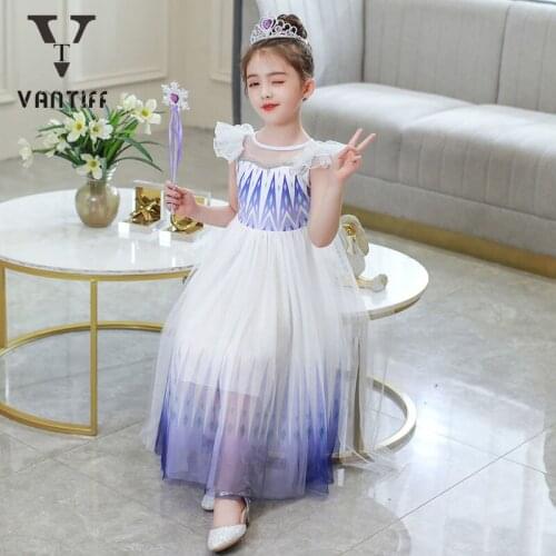 2021 Girl Summer Dress Kids Children Clothes For Girl Fancy Dresses Princess Dresses Costume Birthday Party Evening Wedding