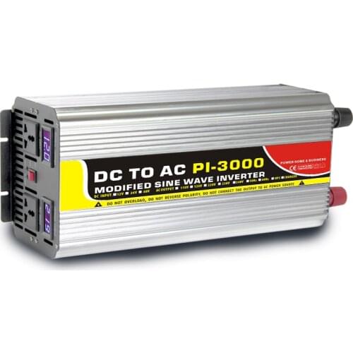 3000w 3kw 12v 24v 48v Dc To Ac 110v 120v 220v 230v Watt Modified Sine Wave Solar Power Converter Charger System Inverter