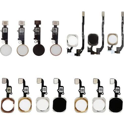 5pcs/lot Universal YF Home Button Key With Flex Cable For Apple iPhone 7 7 Plus for iPhone 8G 8 Plus Home Button Assembly