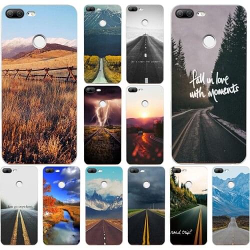 170H Bumper Road Landscape Soft Silicone Tpu Cover phone Case for huawei Honor 9 Lite 10 p 9 10 lite