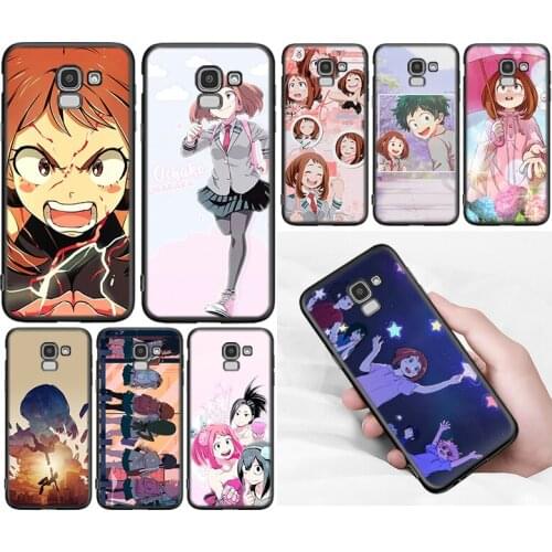 Uraraka my Hero Academia Cover For Samsung Galaxy J8 J7 Duo J6 J5 Prime J4 Plus J3 J2 Core 2018 2017 2016 Phone Case