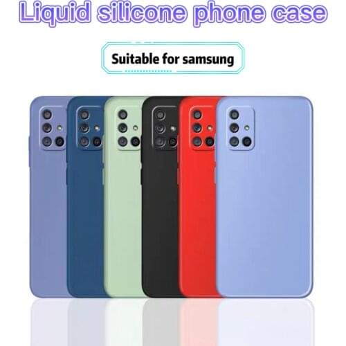 Colorful Silicone case for Samsung Glaxy S20 S21FE J1 ace A01 Core A22 A82 A03S A02 A52 A42 A72 A32 S30 S21 plus Ultra A12 4G 5G