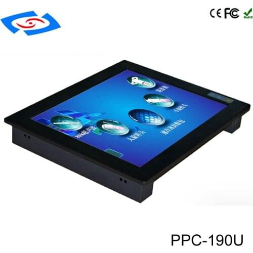Factory Price Fanless Touch Screen Industrial Panel PC With Intel Core I5-3317U Optional I7-3517U XP/Win7/Linux/Win8/Win10