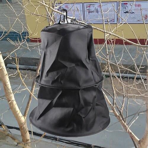 Bee Storage Cages Black Denim Leather Cloth Bag Beekeeper Equipment Swarm Trap Catcher Storage Bag