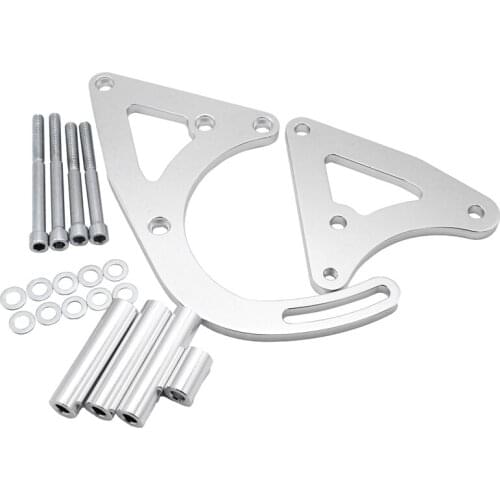 Low Mount RH Right Hand Side Billet Aluminum Alternator Bracket Kit for Holden 253 304 308