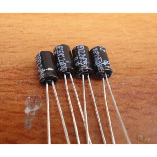 Low esr 35v 2.2uf non polar capacitor 4*7mm BP type 85degree