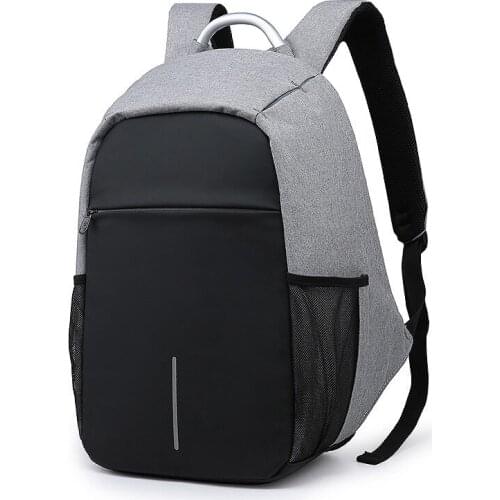 New Korean-style Men Anti-Theft Sports Travel ye guang tiao Backpack Simple Night Reflective Safe Computer Backpack