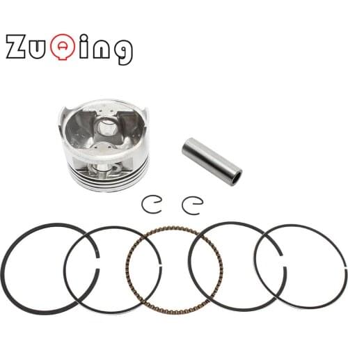 Fit For Motorcycle engine Lifan Zongshen CG200CC air-cooled water-cooled Parts 63.5mm Piston 15mm Pin Ring Kit for ATV Dirt Bike