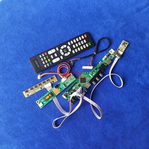 Fit QD15XL01/QD15XL04/QD15XL06/QD15XL09 AV VGA USB HDMI-compatible 30 Pin LVDS kit Analog 1024*768 1-CCFL LCD screen drive board