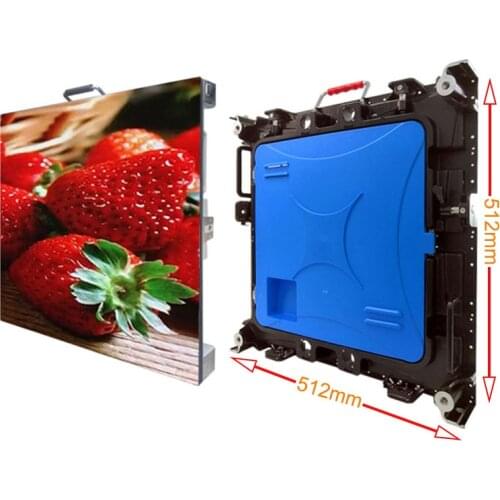 P2 small pitch led display full color SMD1515 512*512mm indoor rental panel matrix 1/32scan video wall screen 256*128mm Module