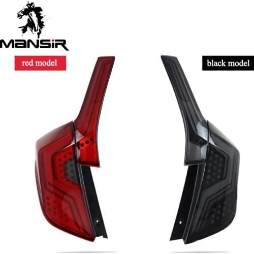 LED Car Taillight Tail Lamp Brake Reversing Reverse Rear Fog Lights For Honda Jazz Fit GK5 2014 2015 2016 2017 2018 2019 2020