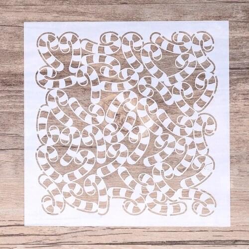 13 cm DIY Craft Layering Candy Background Stencil For Wall Painting Scrapbooking Stamping Album Decorative Embossing Paper Cards