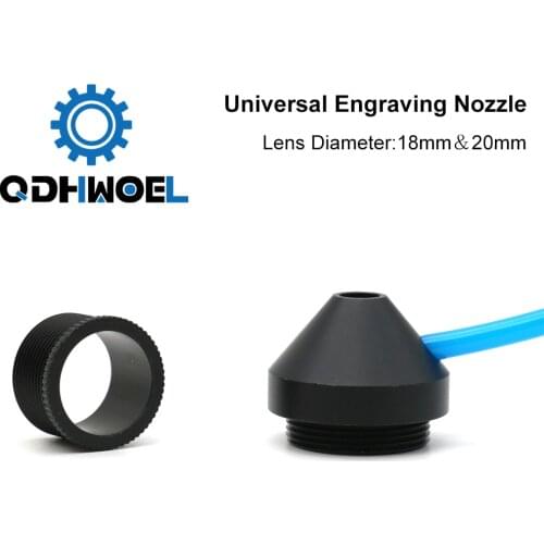Air Nozzle Compound Universal Engraving Nozzle for Laser Head at CO2 Laser Cutting Machine