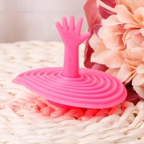 Y1UD Lovely Palm Kitchen Washroom Sink Plug Bathtub Stopper Strainer Home Decoration
