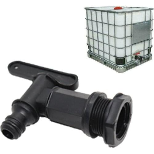 1Pcs Plastic Tank Tap Adapter Home Garden Hose Connector Barrel Joint Exhaust Faucet Switch Fittings Replacement Valve Part Tool