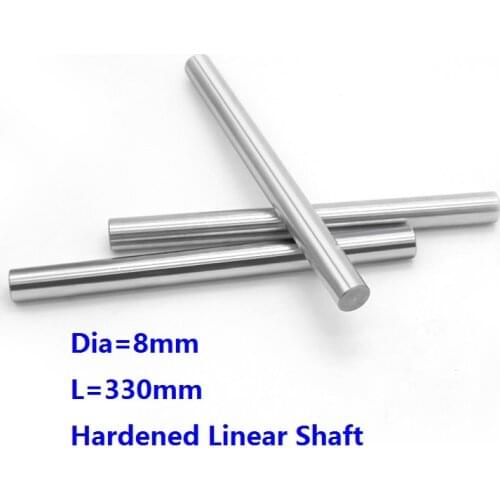 10pcs/lot Dia 8mm shaft 330mm long Chromed plated linear shaft hardened shaft rod bar rail guide for 3d printer cnc parts