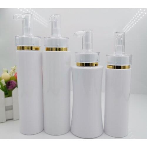 10pcs/lot High Quality 150ml 200ml 250ml Lotion Pump Bottle Plastic Cosmetic Bottle Refillable Travel Lotion Bottle