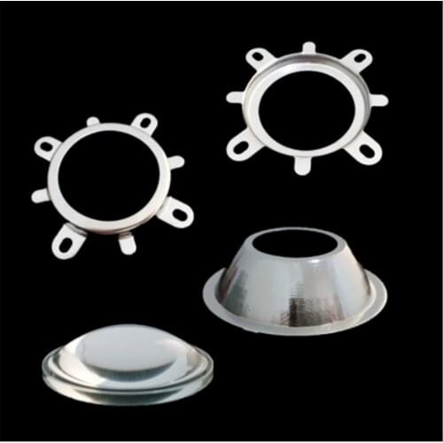 10W 20W 30W 50W 70W 100W Integrated LED Light 44mm Lens + 50mm Reflector Collimator + Fixed Bracket 60/120 degrees