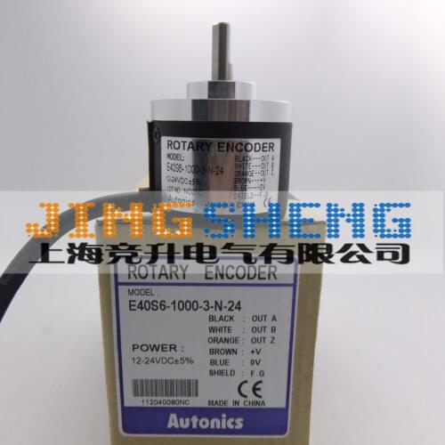 100% New Original AUTONICS Rotary Encoder E40S6-1000-3-N-24
